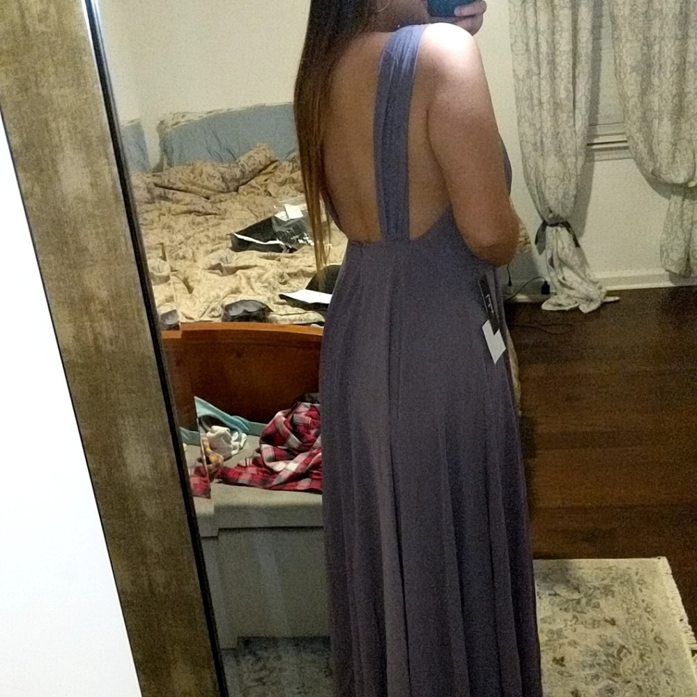 Purple bridesmaids dress/maxi dress